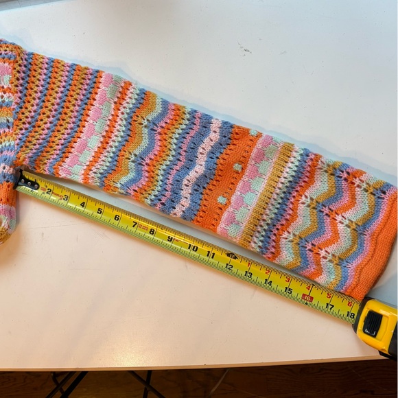 Colorful Acrylic Knit Dress - Picture 2 of 5